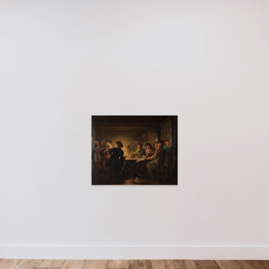 Den politiske Kandestøber, II akt, 2. scene unframed — shown to scale