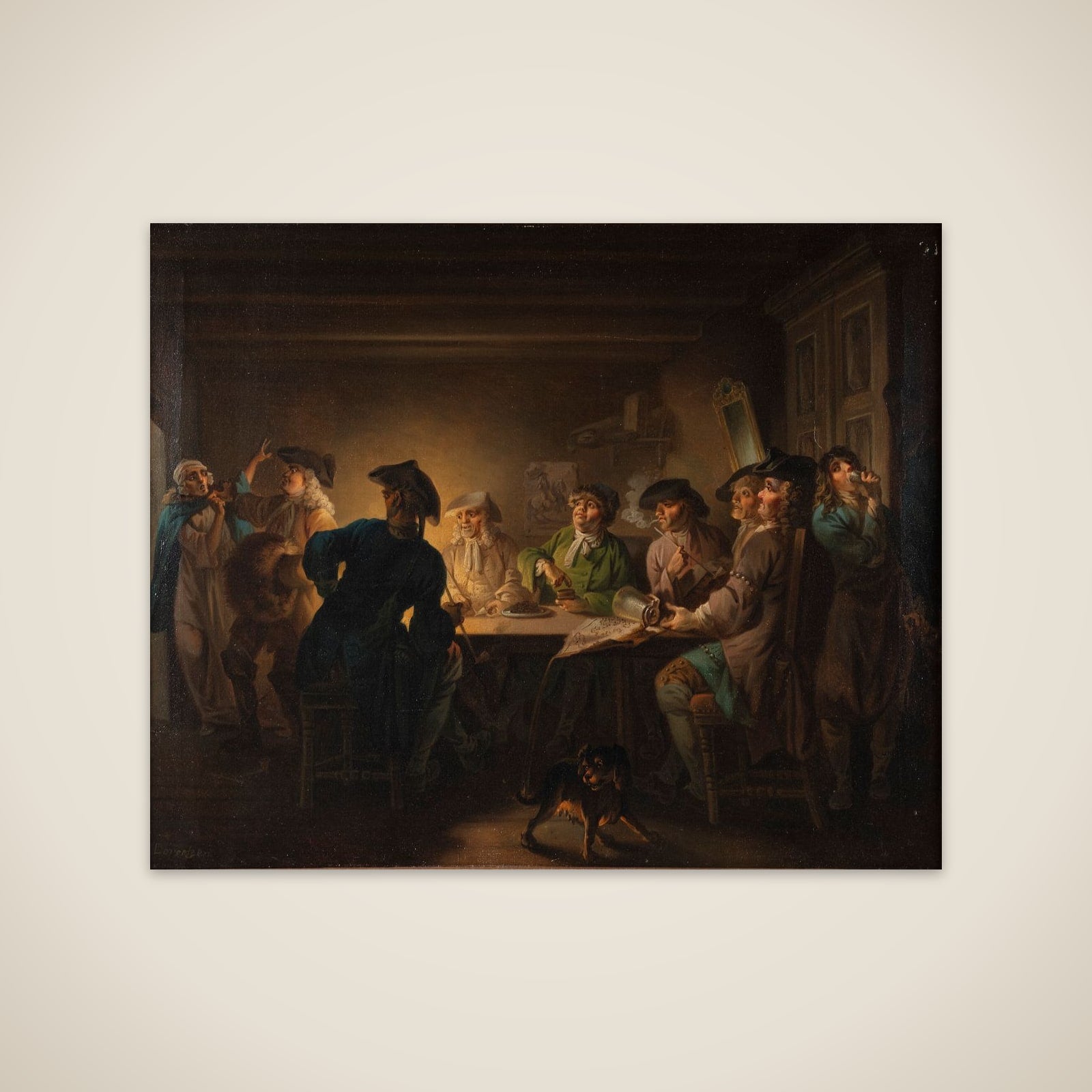 Den politiske Kandestøber, II akt, 2. scene unframed print