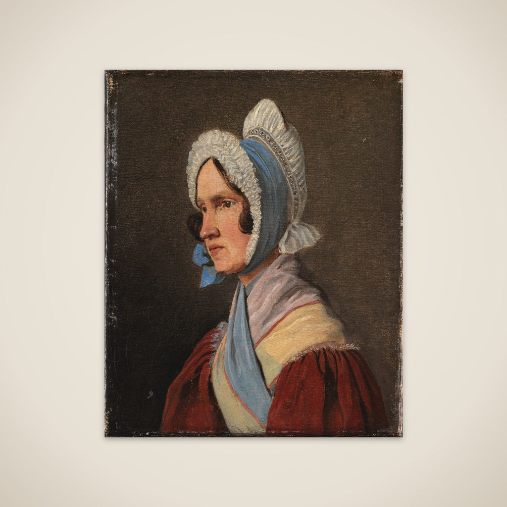 Oberstinde Cathrine Lundbye, f. Bonnevie, kunstnerens moder unframed print