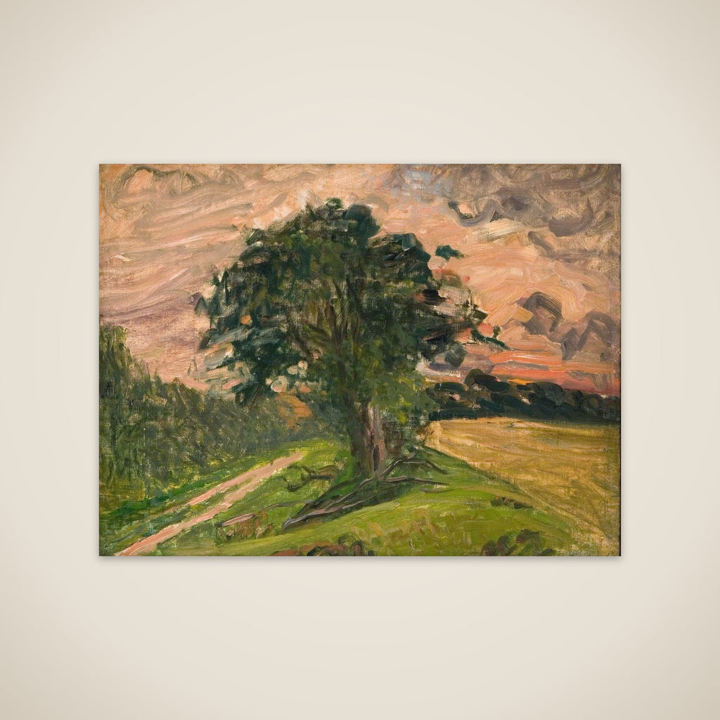 Aftenlandskab. Tisvilde unframed print