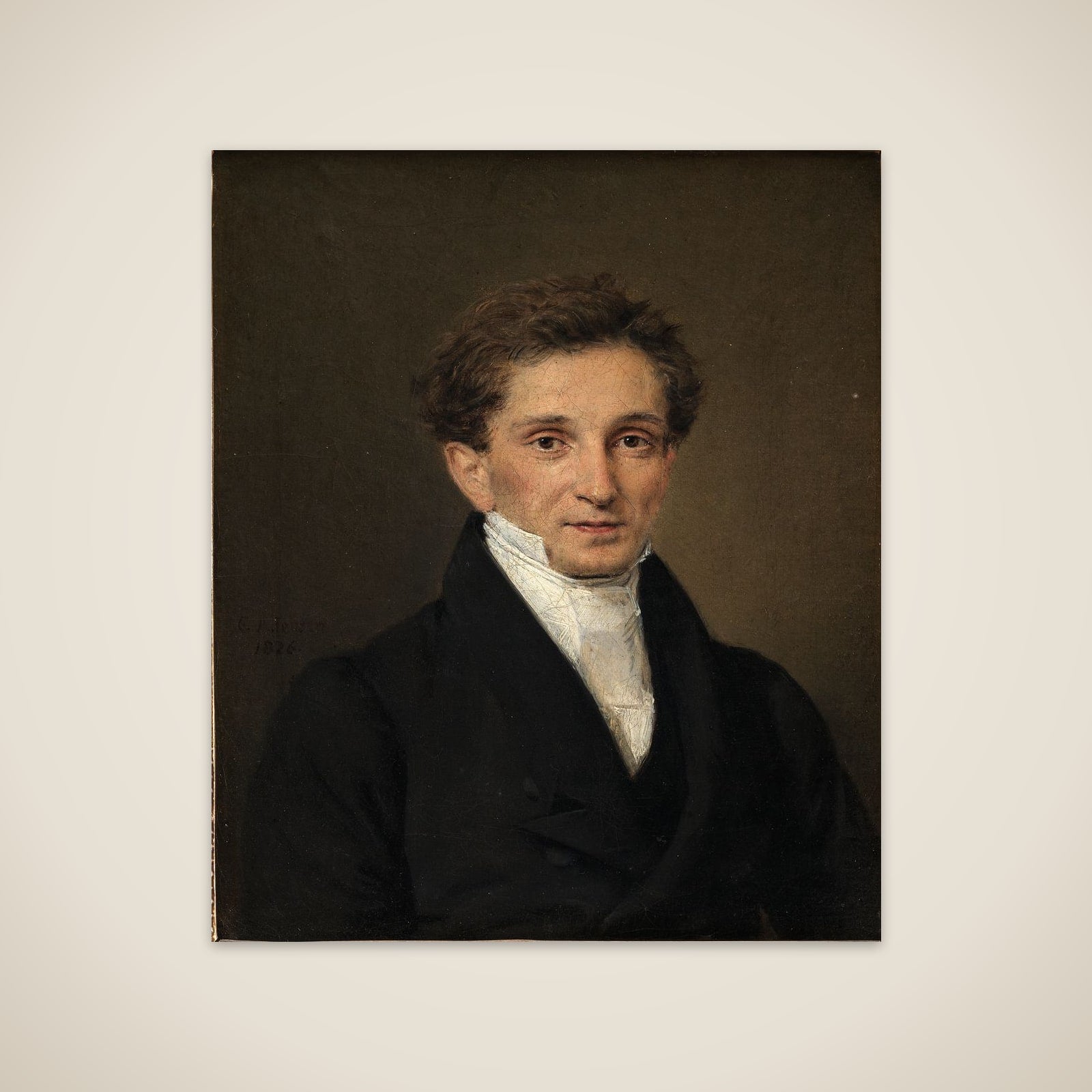 Johannes Søbøtker Hohlenberg, Leder af den danske handelsstation i Serampore nær Calcutta unframed print