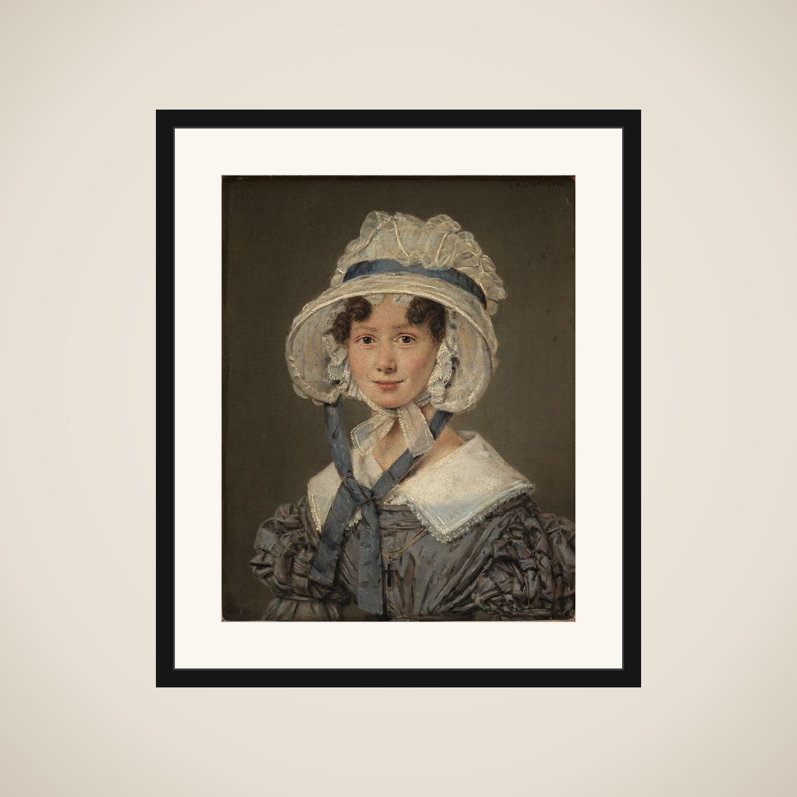 Birgitte Søbøtker Hohlenberg, f. Malling, Johannes Søbøtker Hohlenbergs hustru framed
