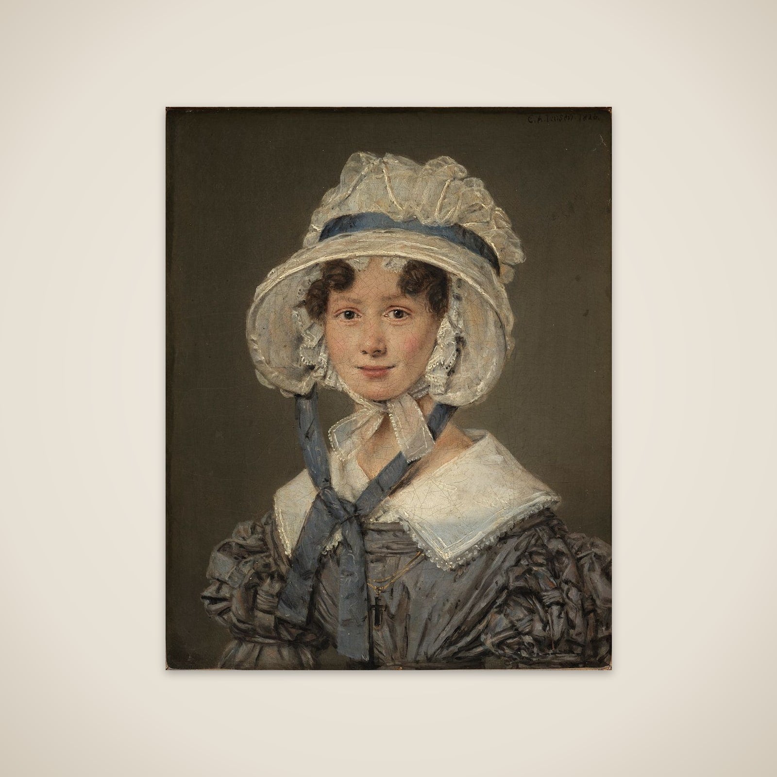 Birgitte Søbøtker Hohlenberg, f. Malling, Johannes Søbøtker Hohlenbergs hustru unframed print