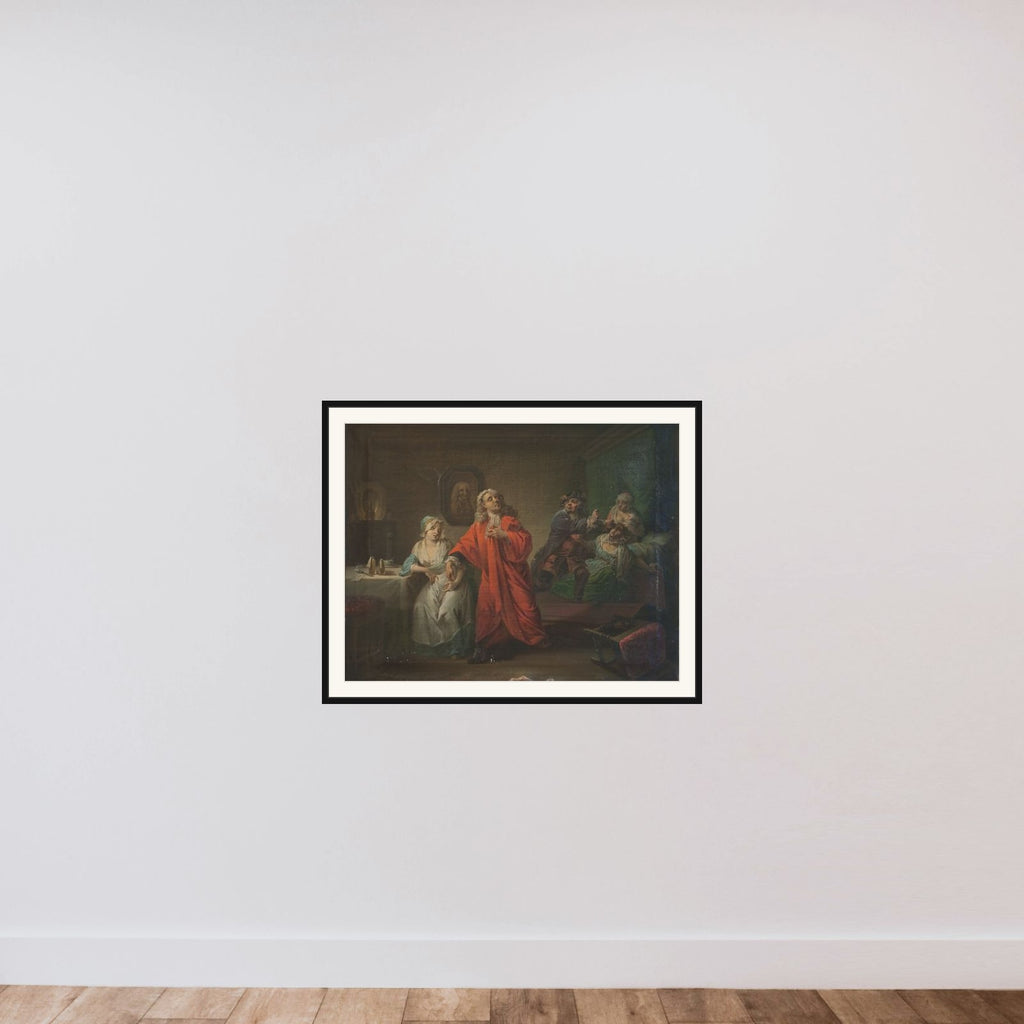 Barselstuen, III akt, 6. scene framed — shown to scale