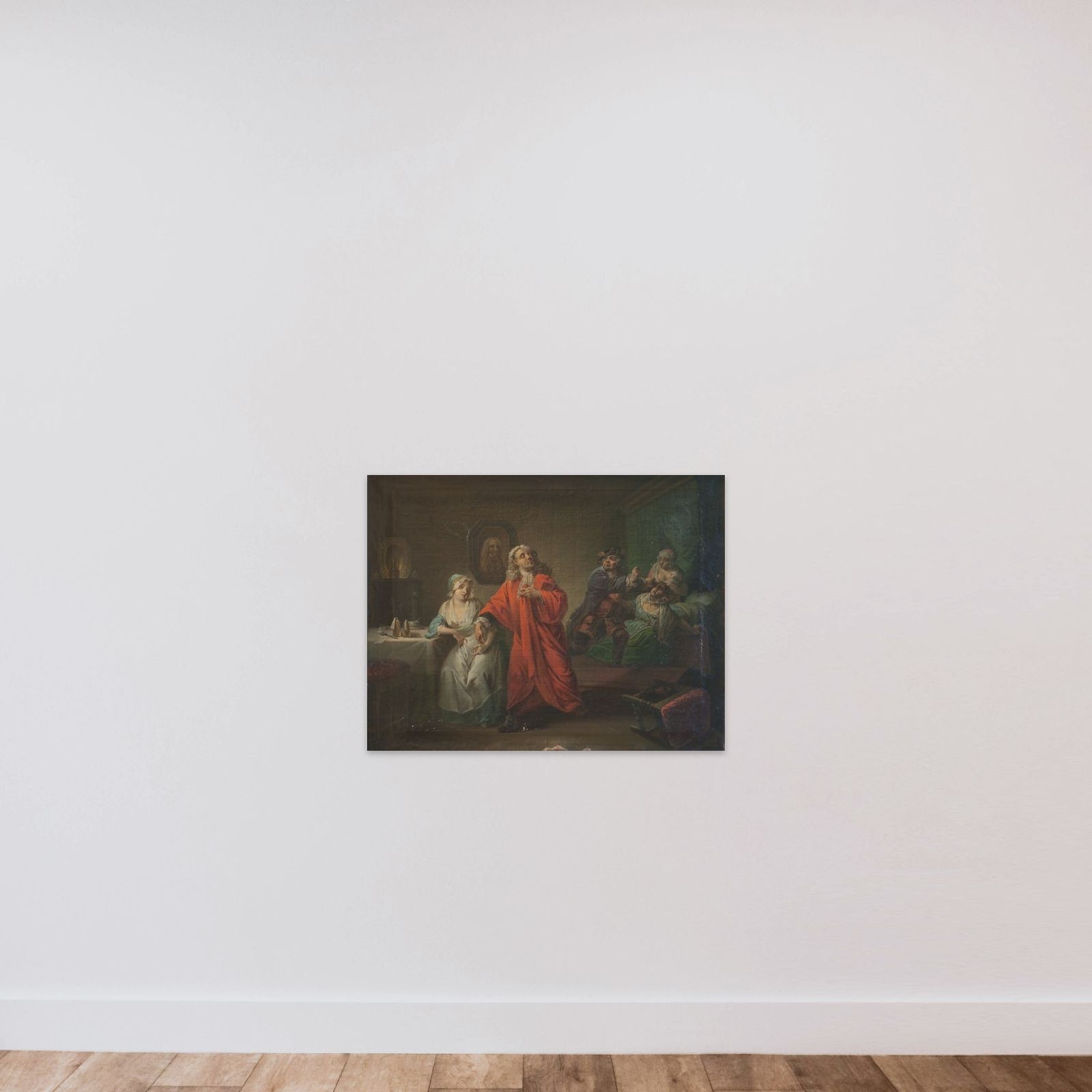 Barselstuen, III akt, 6. scene unframed — shown to scale