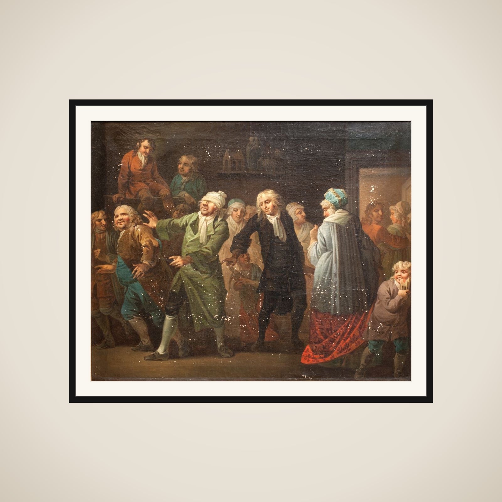 Julestuen, 13. scene framed