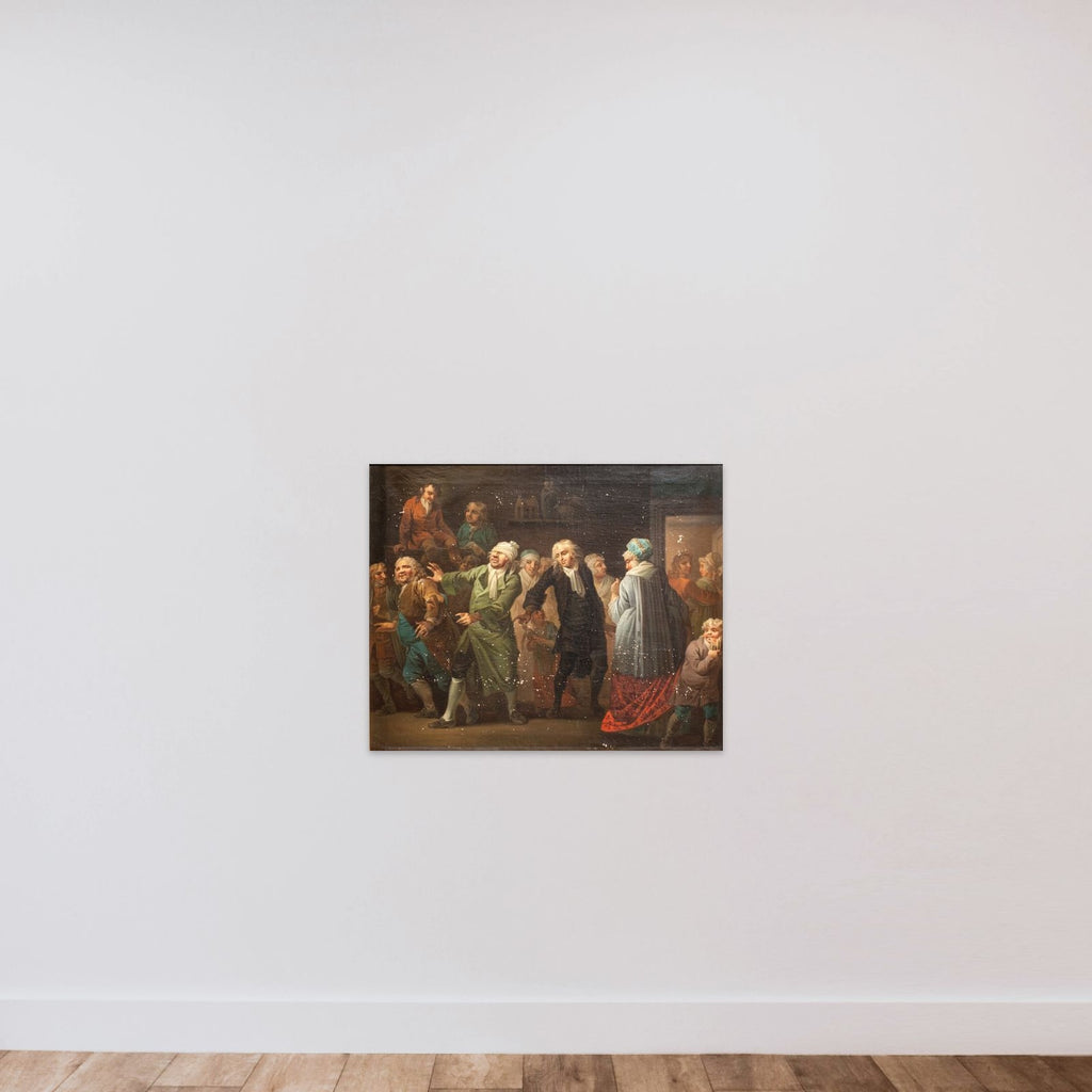 Julestuen, 13. scene unframed — shown to scale