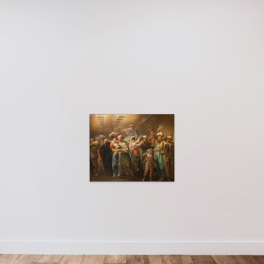 Maskerade. Intermedium unframed — shown to scale