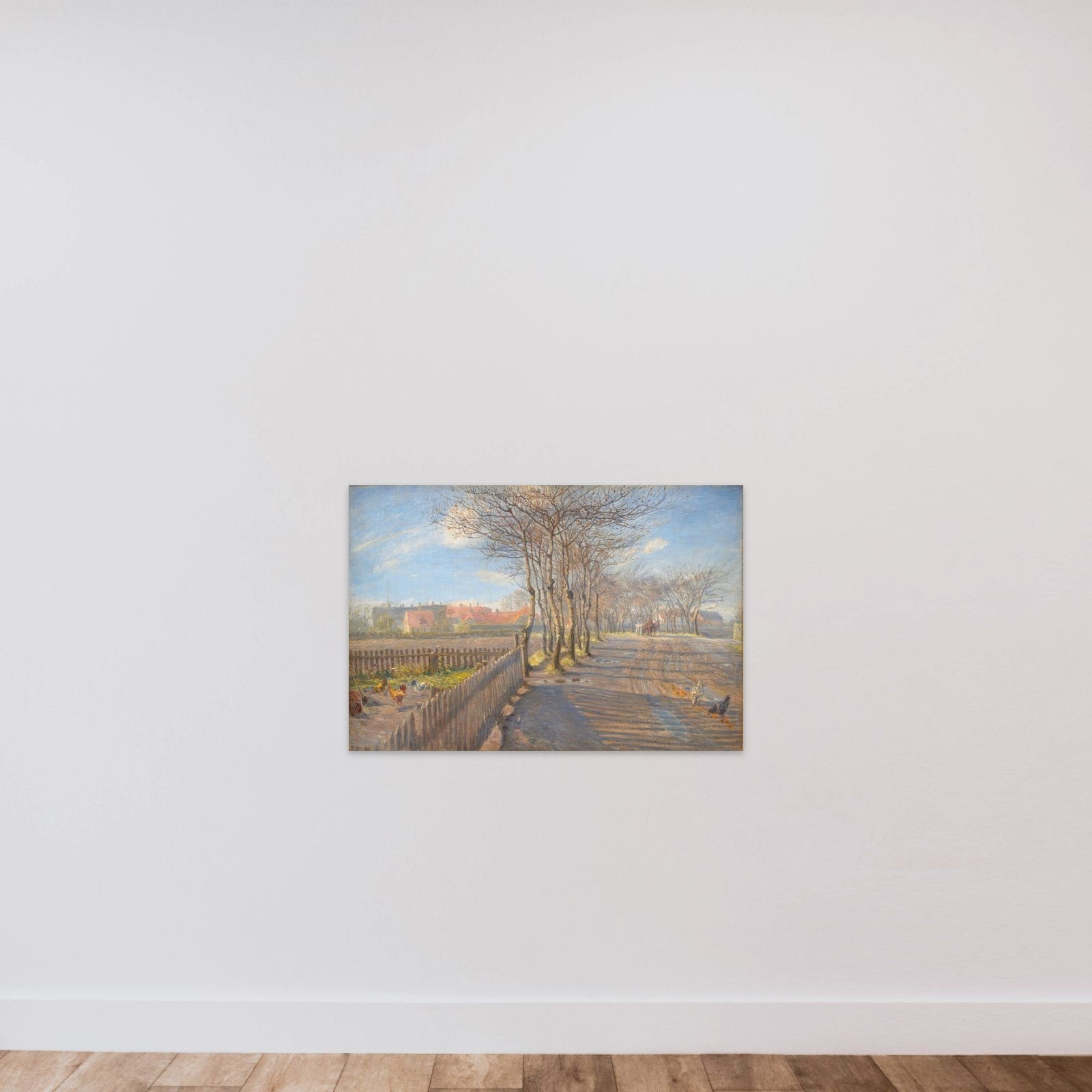 En allé. Kastrup unframed — shown to scale
