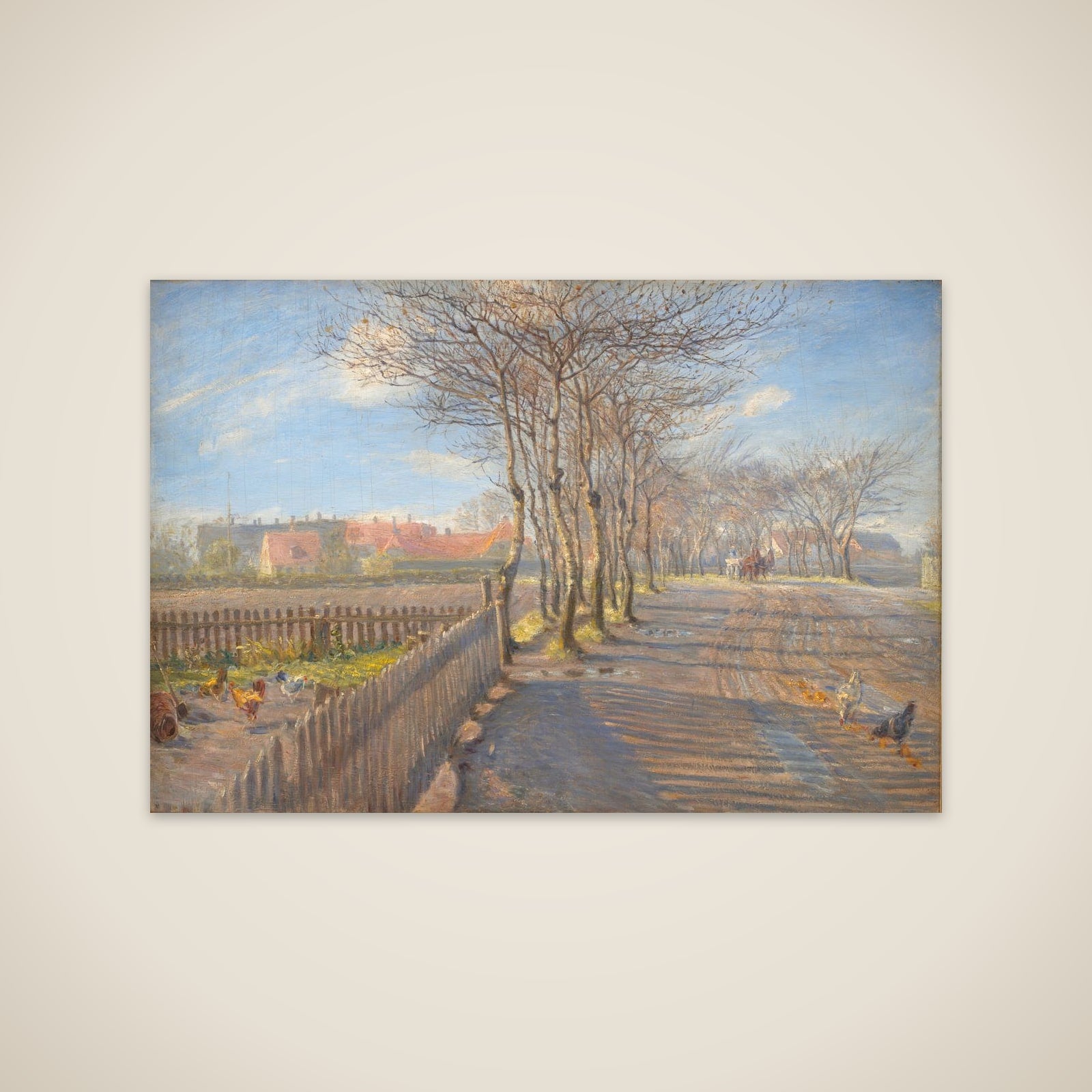 En allé. Kastrup unframed print