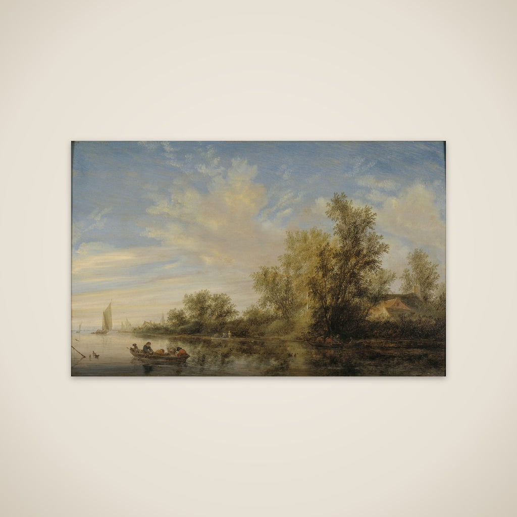 Flodlandskab unframed print
