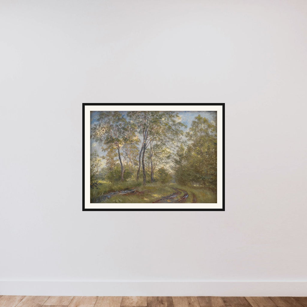 Ved Sorteåen. Meilgård framed — shown to scale