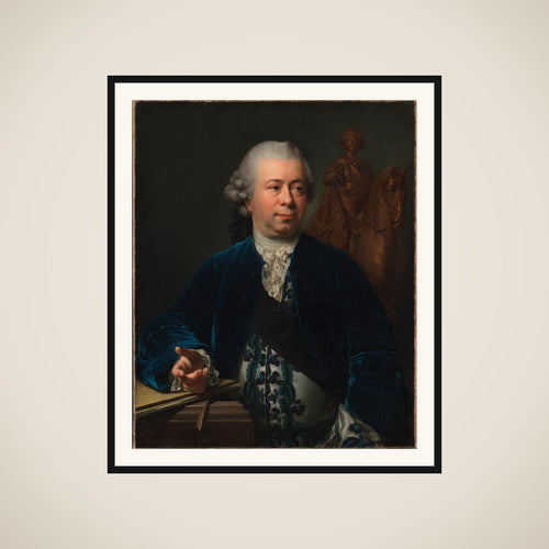Billedhuggeren Jacques-François-Joseph Saly framed