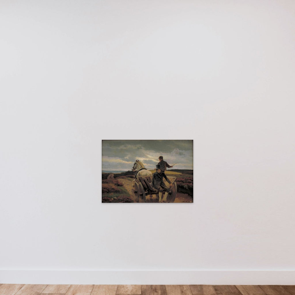 Hjemkørsel unframed — shown to scale