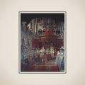 Christian VIII og Caroline Amalies salving i Frederiksborg Slotskirke den 28. juni 1840 framed