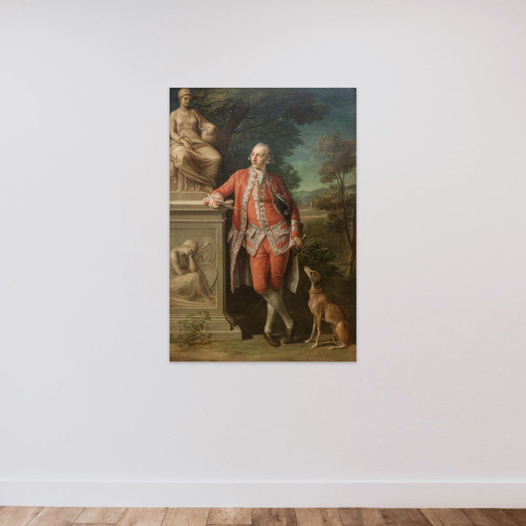 Peter Beckford (1740-1811), landowner, Dorset unframed — shown to scale