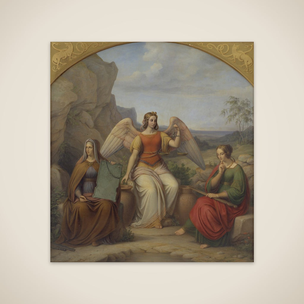 De tre norner unframed print