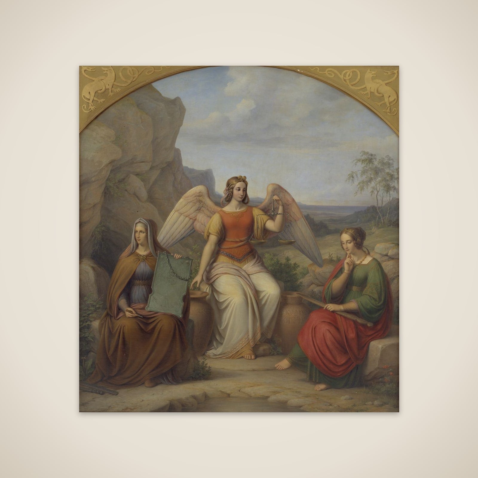 De tre norner unframed print