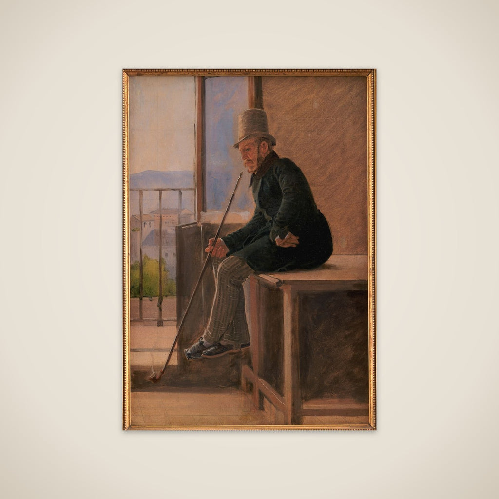 Maleren Jørgen Sonne unframed print