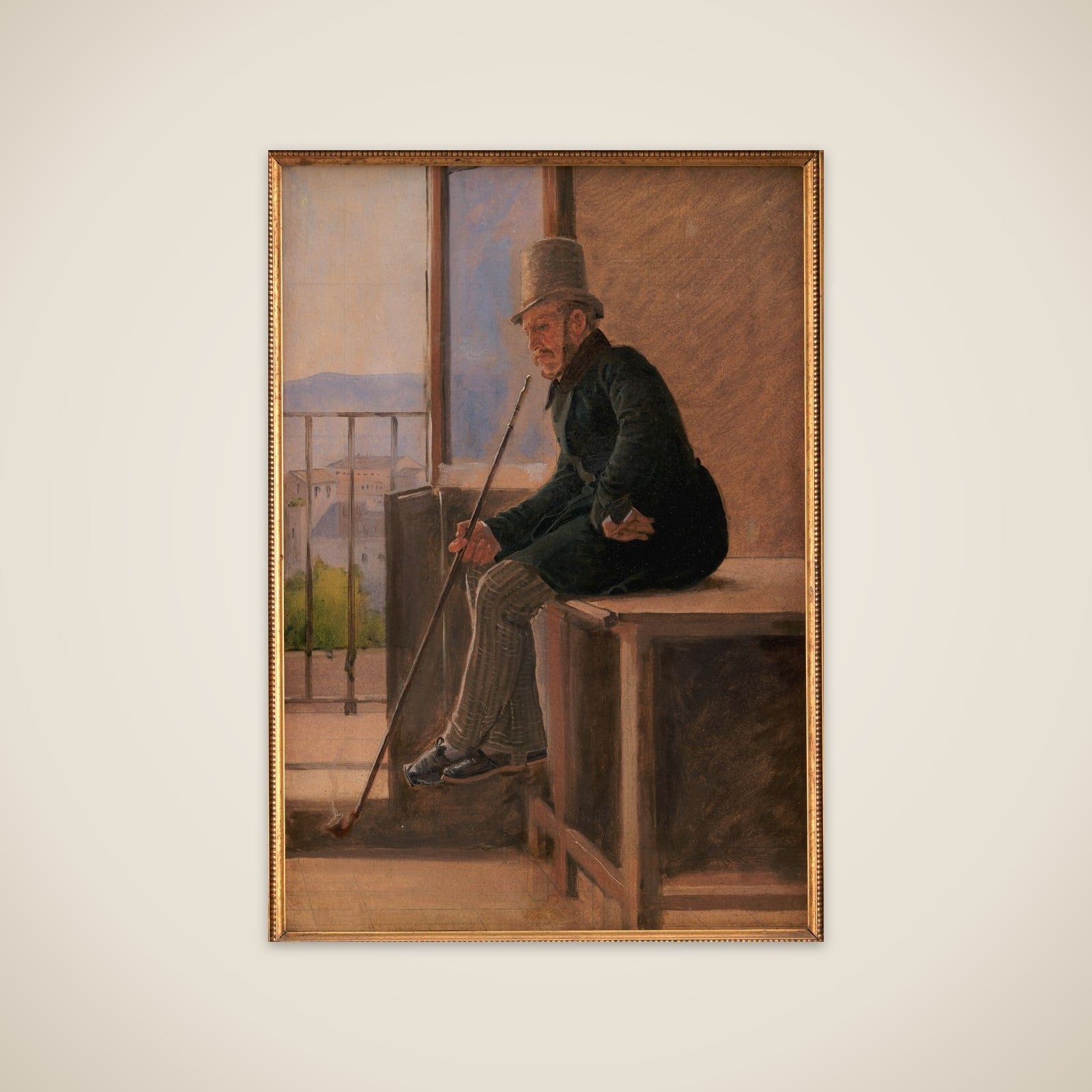 Maleren Jørgen Sonne unframed print