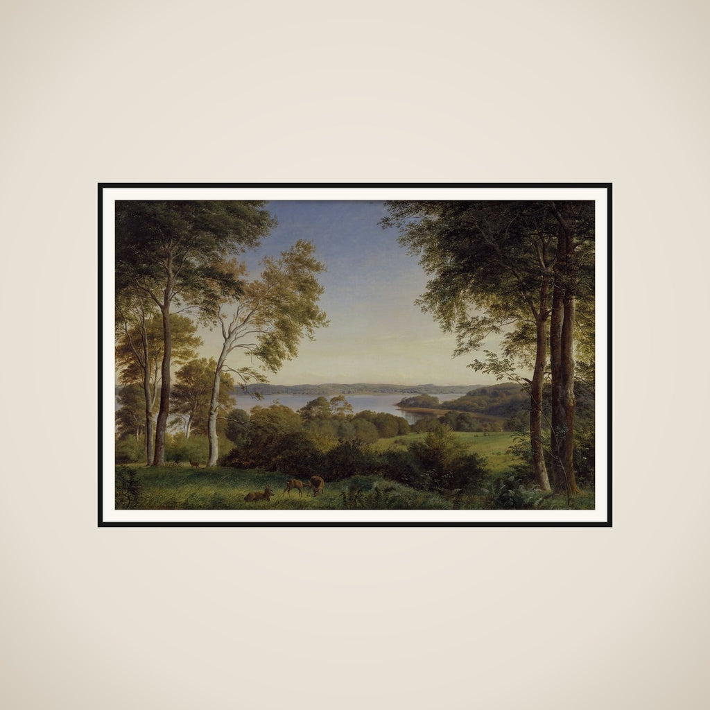 Udsigt over Skarre Sø framed