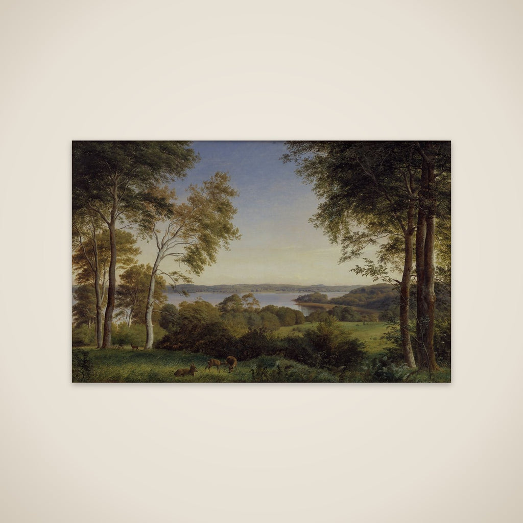 Udsigt over Skarre Sø unframed print