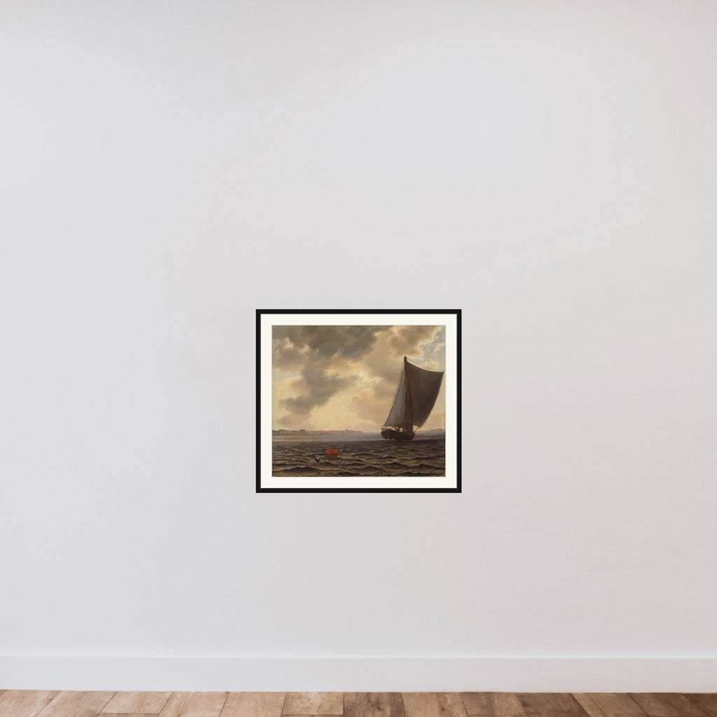 Sejlere i Guldborgsund framed — shown to scale