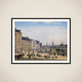 Parti af Højbro Plads i København framed