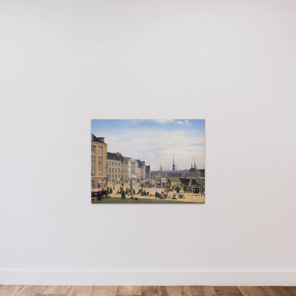 Parti af Højbro Plads i København unframed — shown to scale