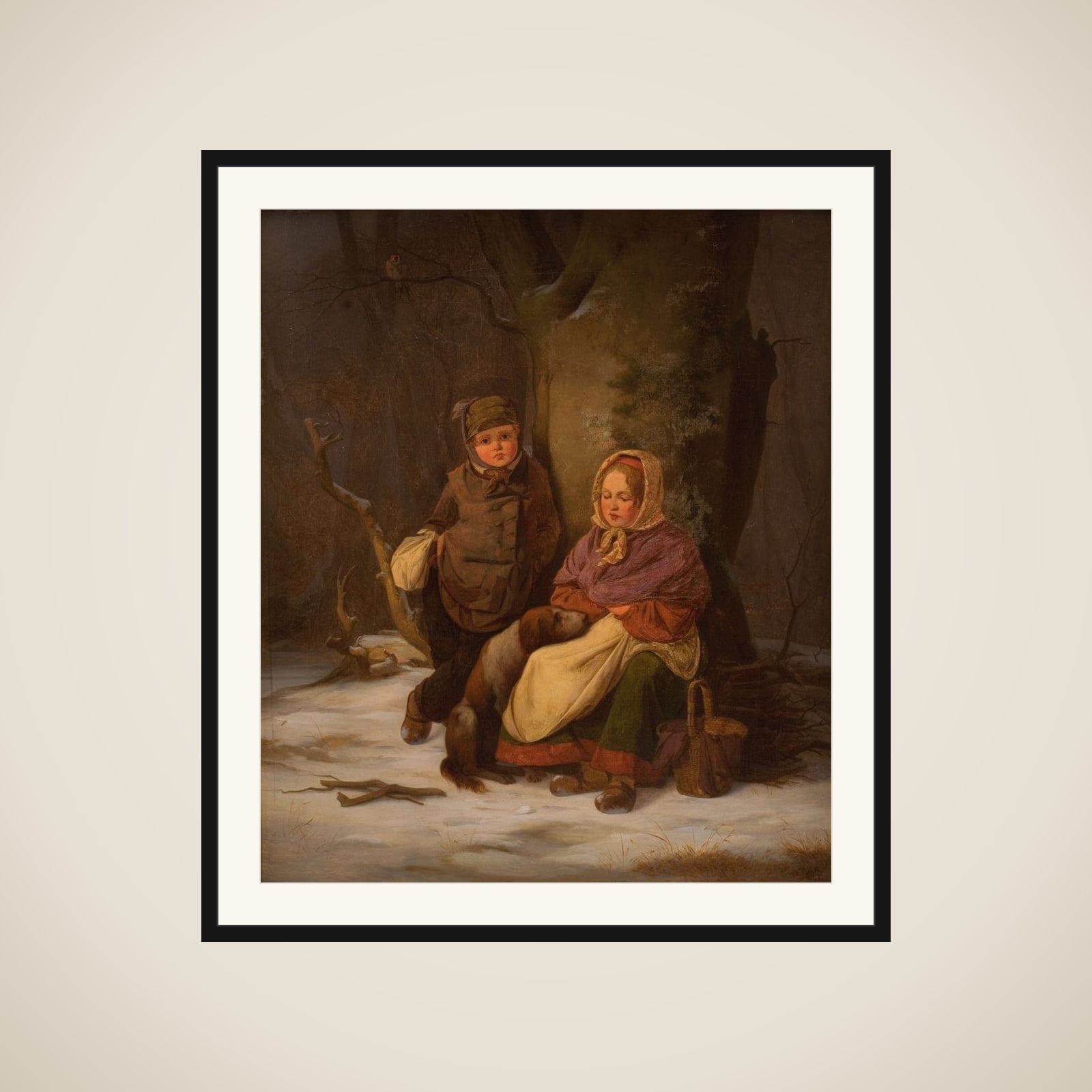 To fattige børn framed