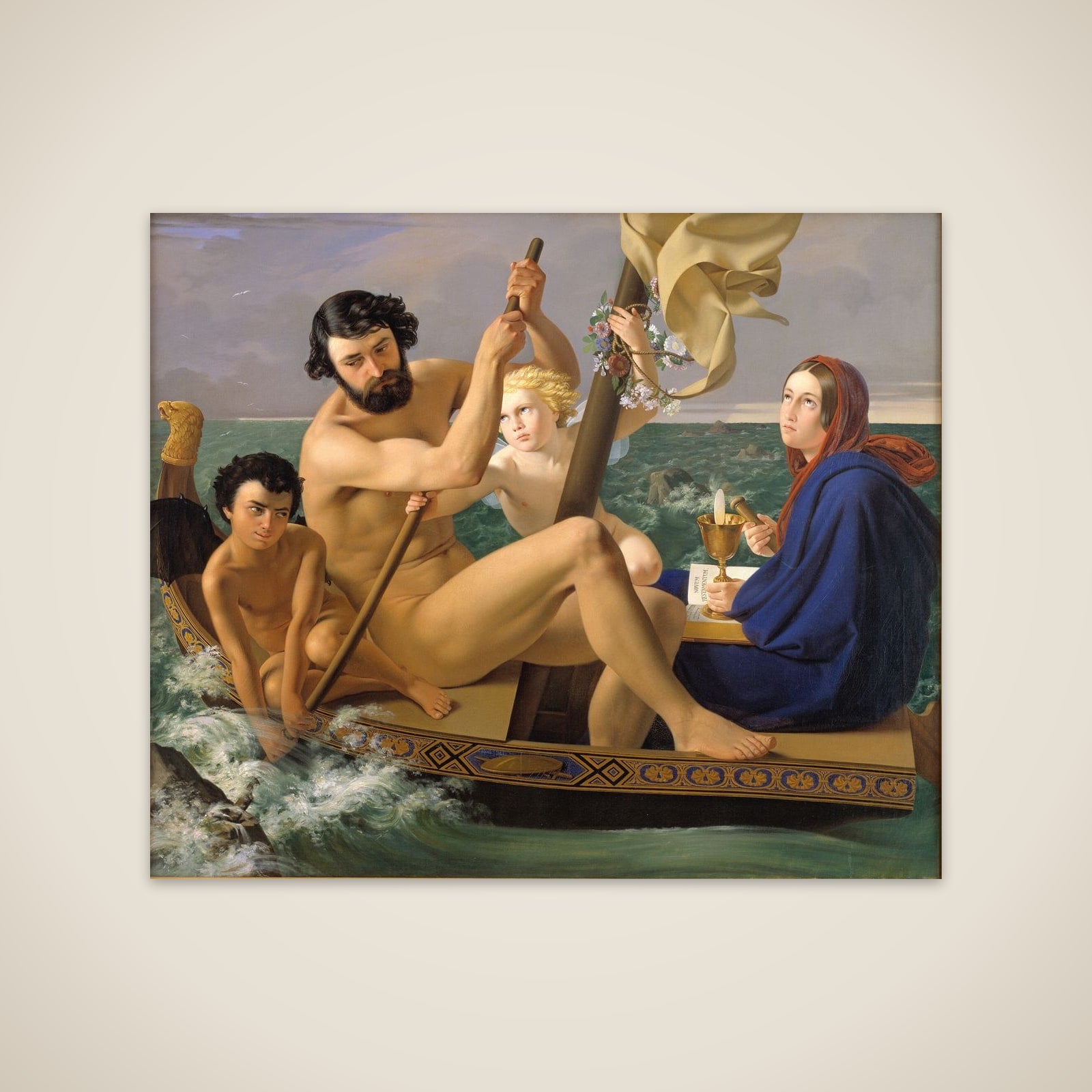 Manddommen. Fra serien: De fire menneskealdre unframed print
