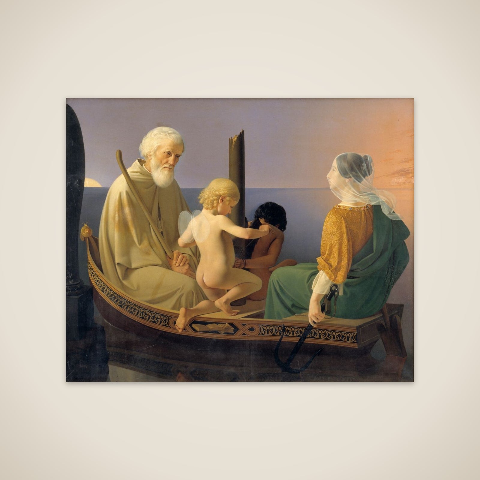 Alderdommen. Fra serien: De fire menneskealdre unframed print