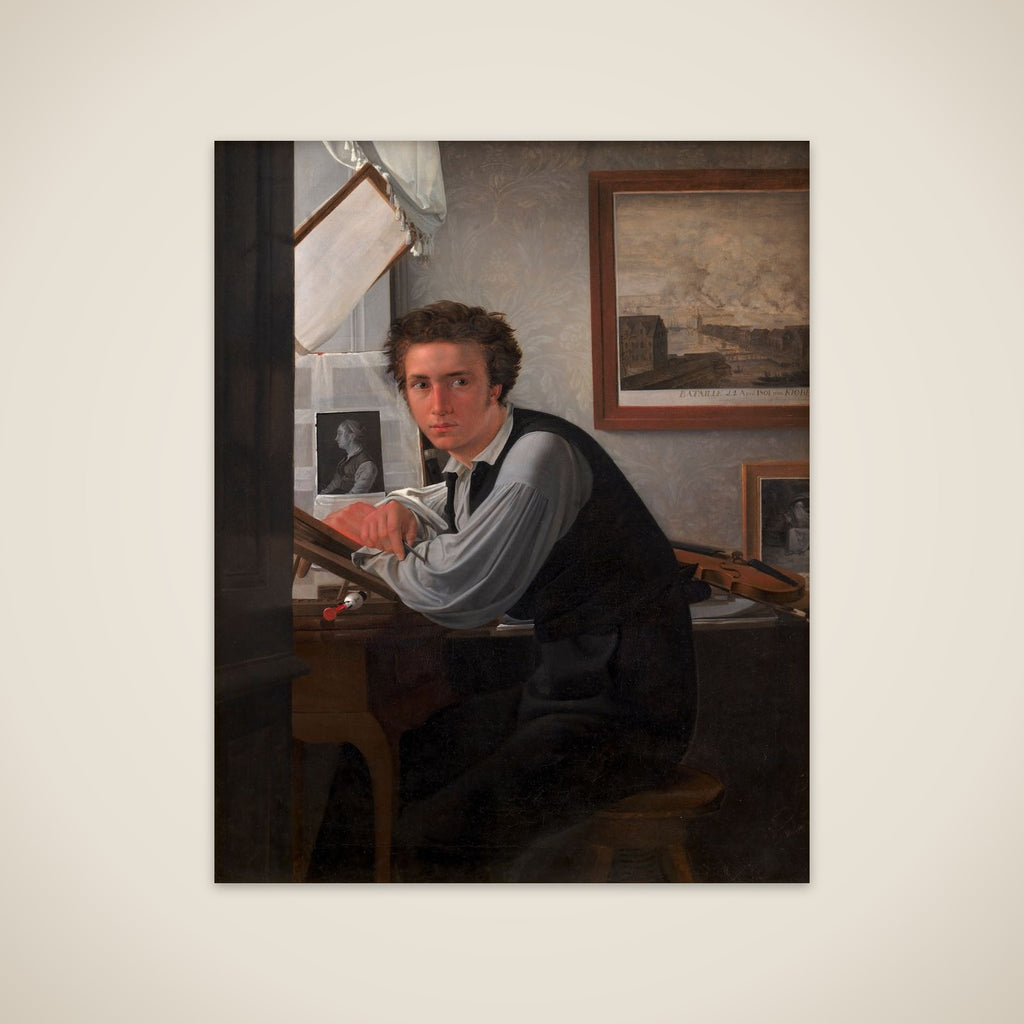 Kobberstikker C.E. Sonne (1804-78) unframed print