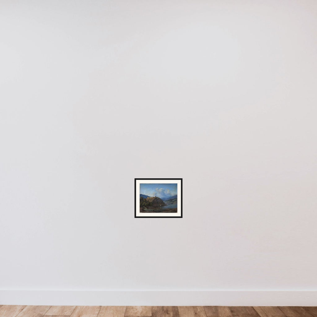 Klipper ved Götaelven framed — shown to scale