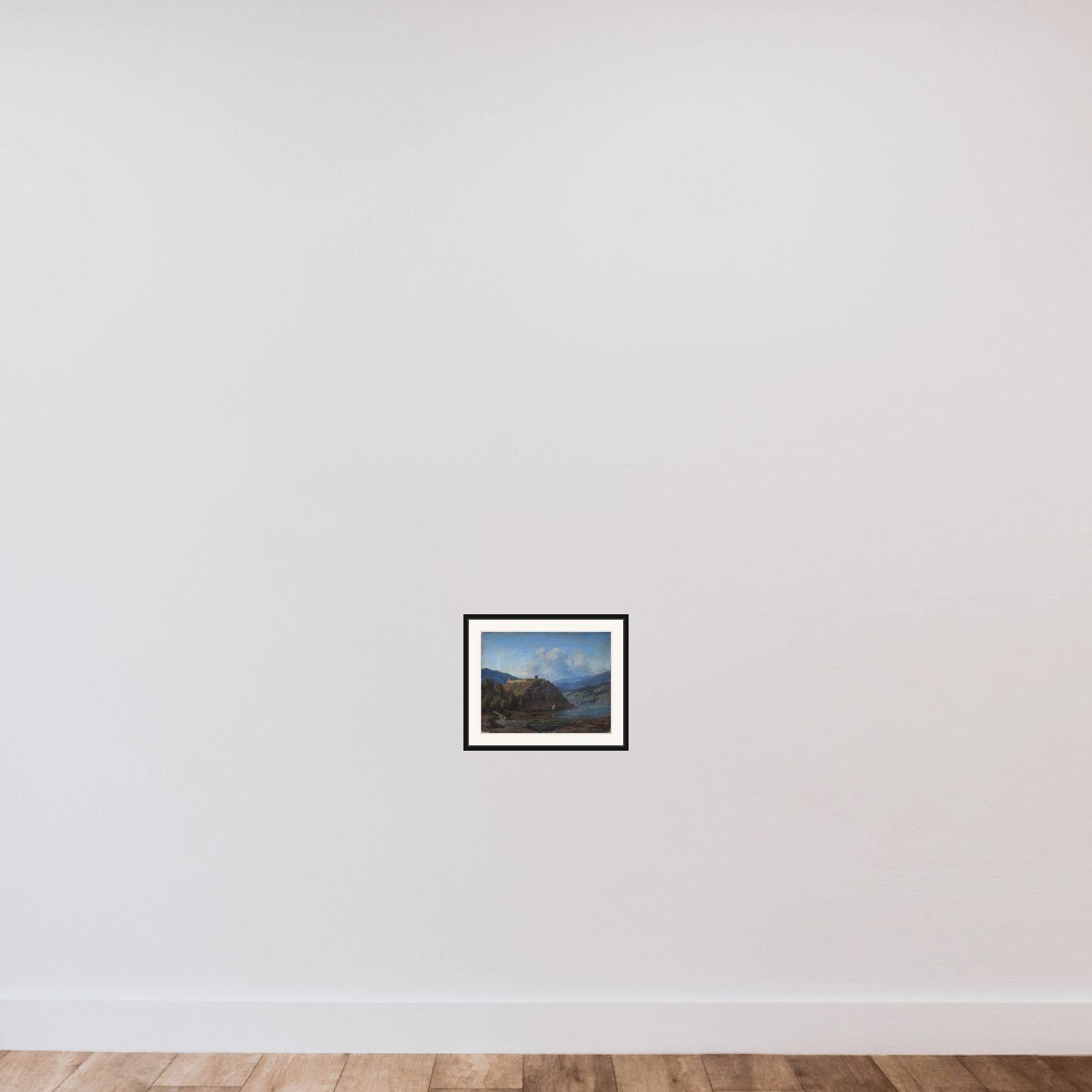 Klipper ved Götaelven framed — shown to scale