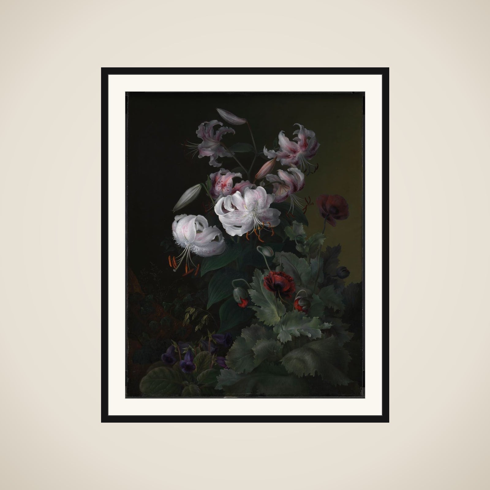 Blomstrende planter framed