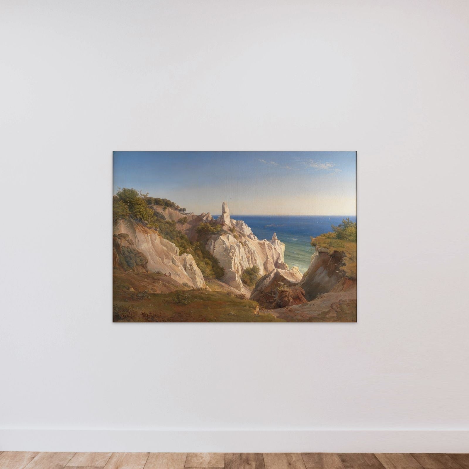 Møns Klint unframed — shown to scale