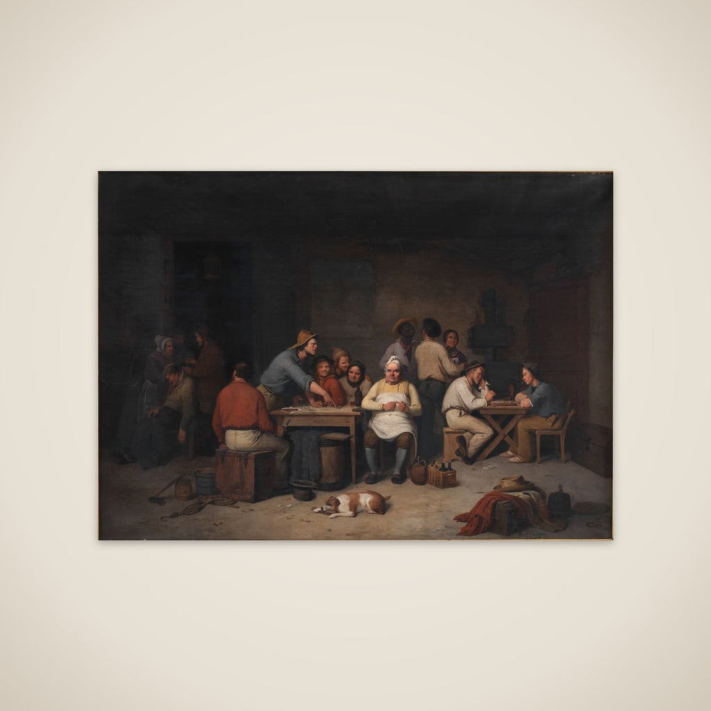 En scene i værtshuset Brokkensbod unframed print
