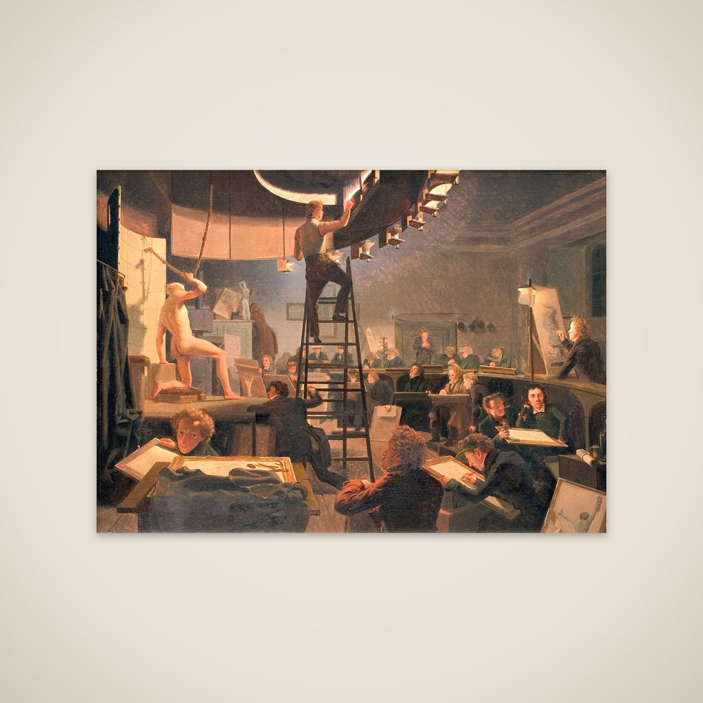 Modelskolen på Kunstakademiet unframed print