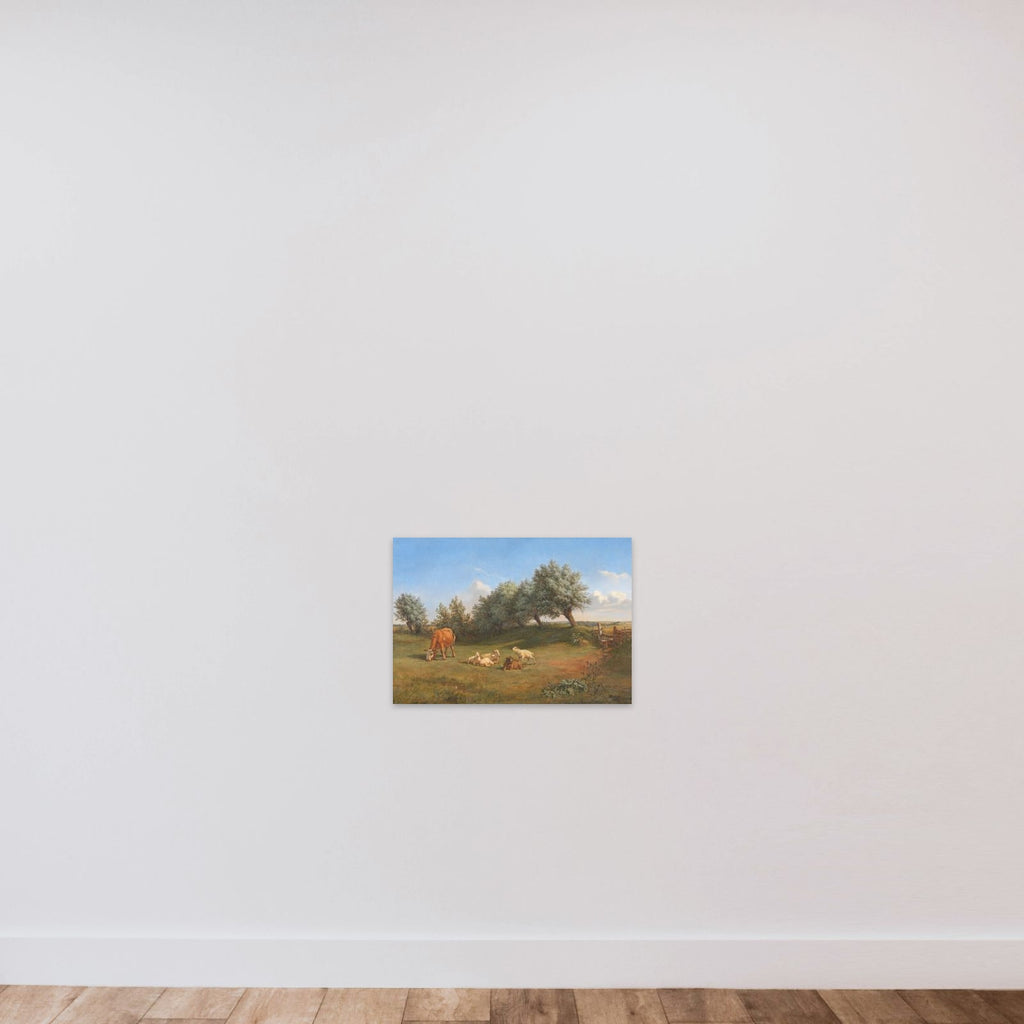 Et vænge unframed — shown to scale