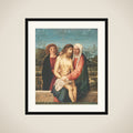Pietà. Den døde Kristus med Jomfru Maria og Johannes Evangelisten framed