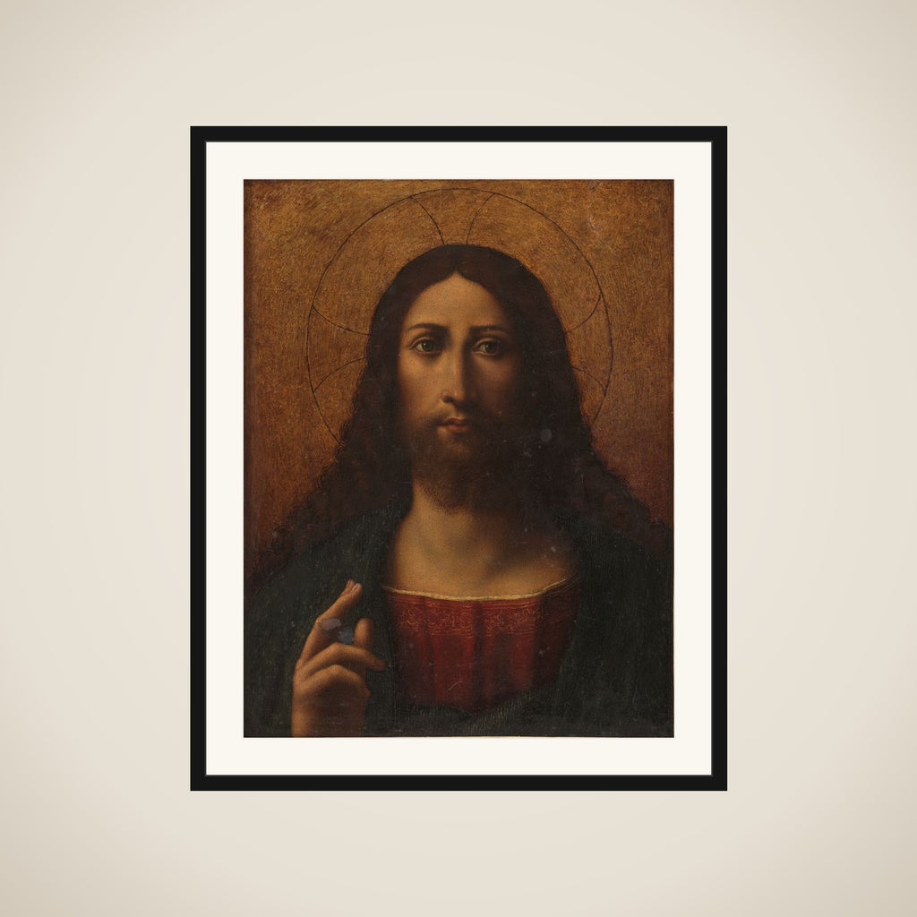 Et Kristushoved framed