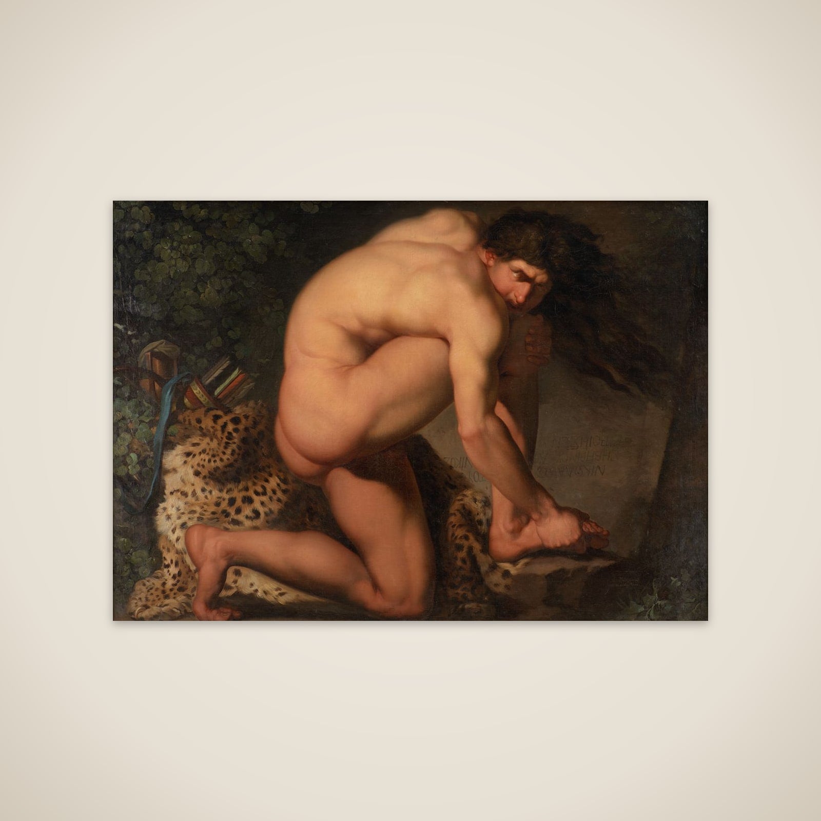Den sårede Filoktet unframed print