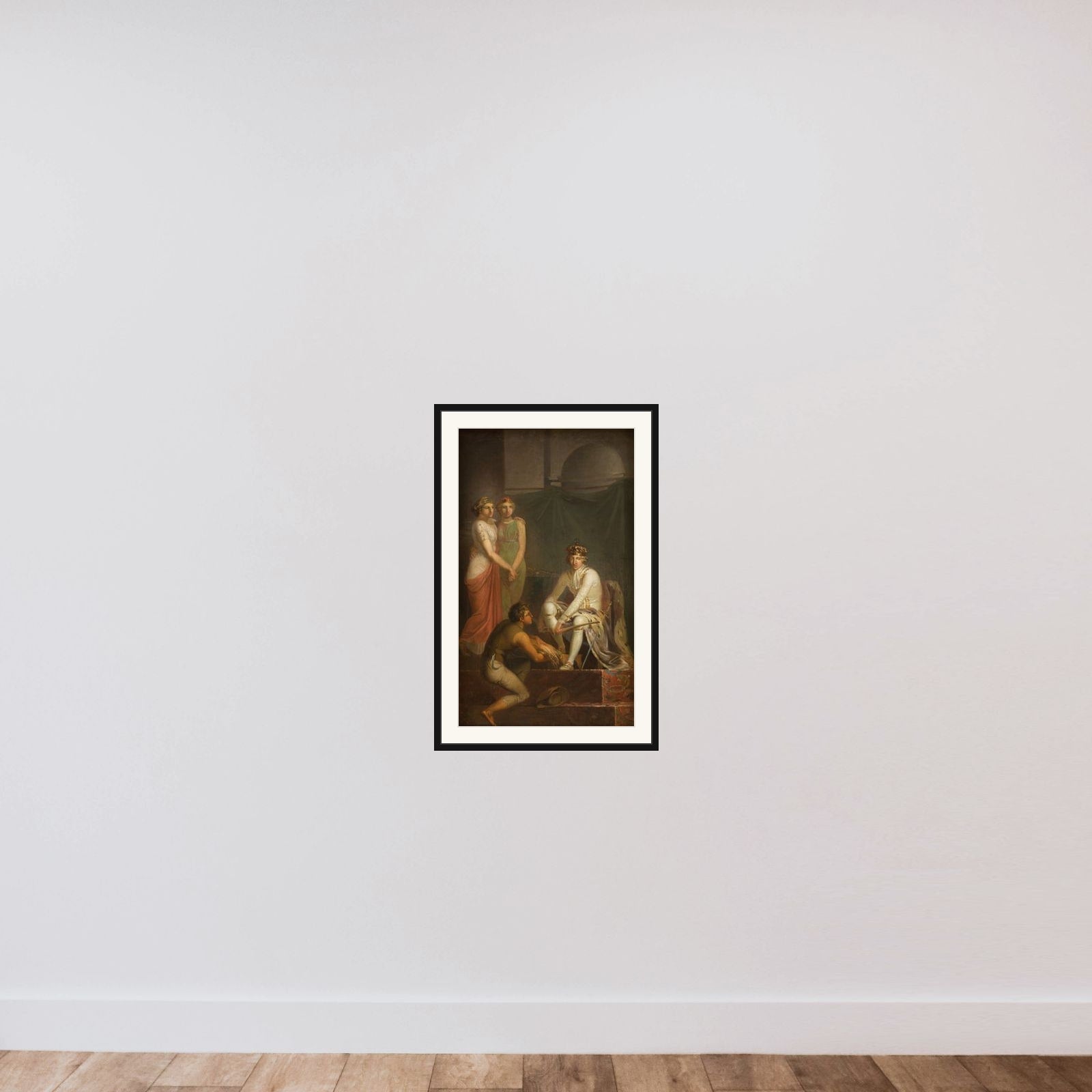 Stavnsbåndets løsning 1788. Allegori framed — shown to scale