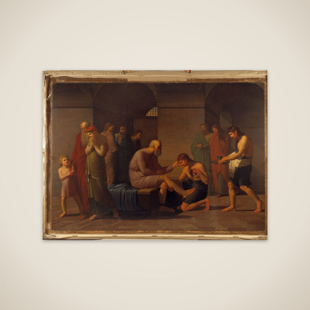 Sokrates' død unframed print
