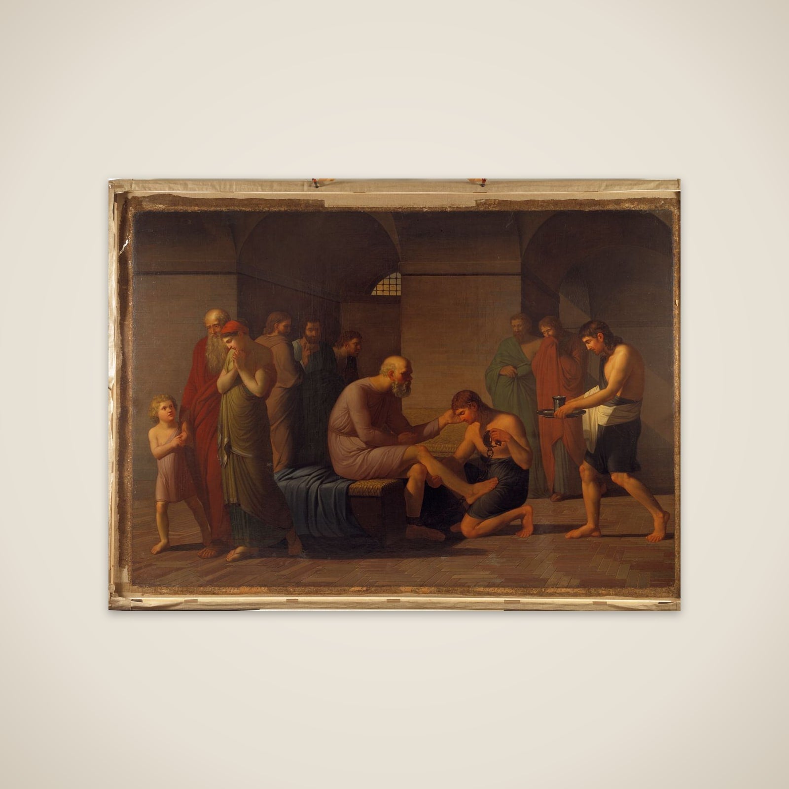 Sokrates' død unframed print
