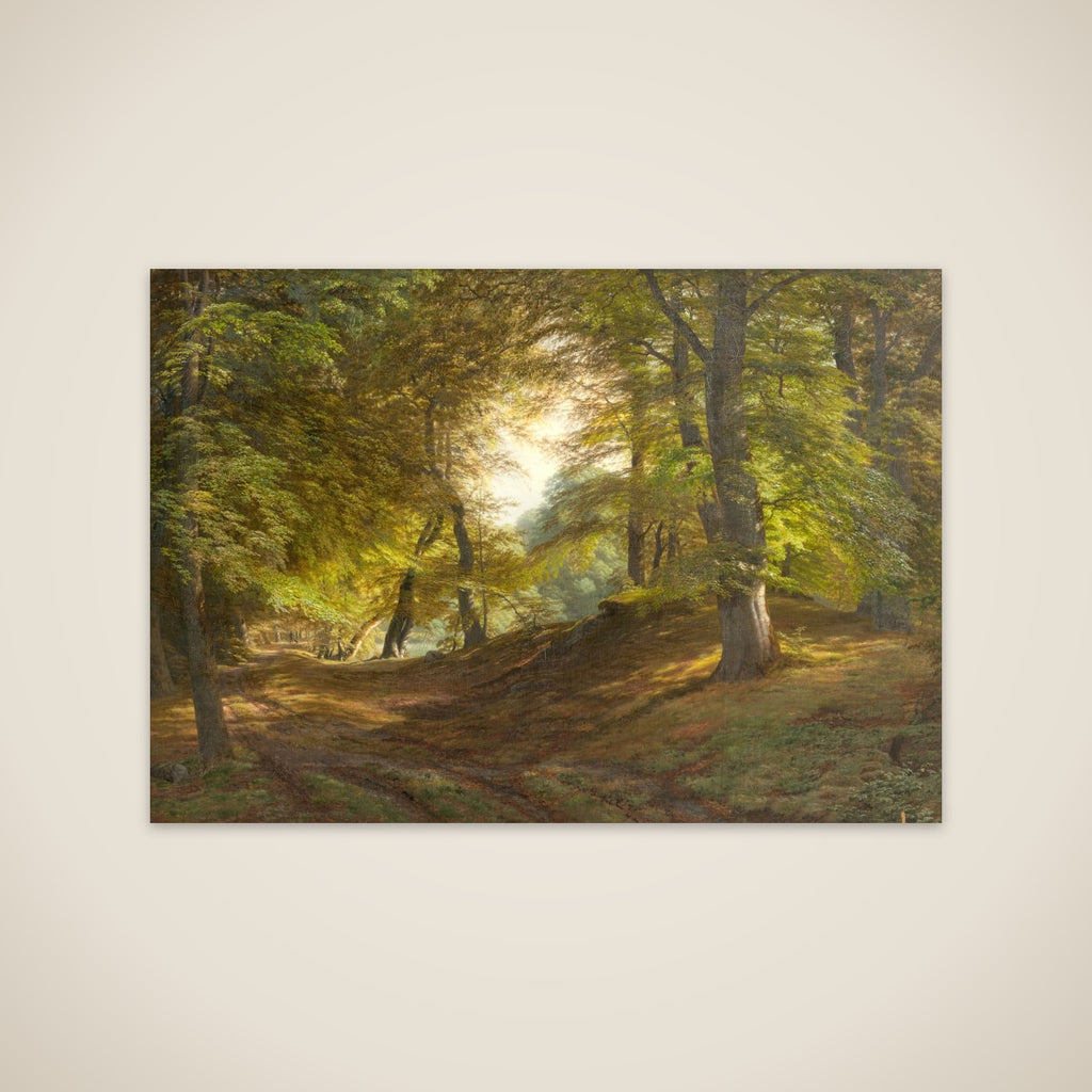 Det indre af en skov. Fra Præstevangen ved Frederiksborg unframed print