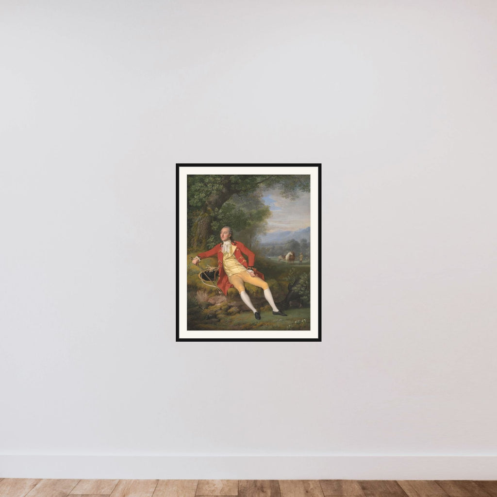 Jean-Armand Tronchin, udsending ved det franske og engelske hof. Schweiz framed — shown to scale