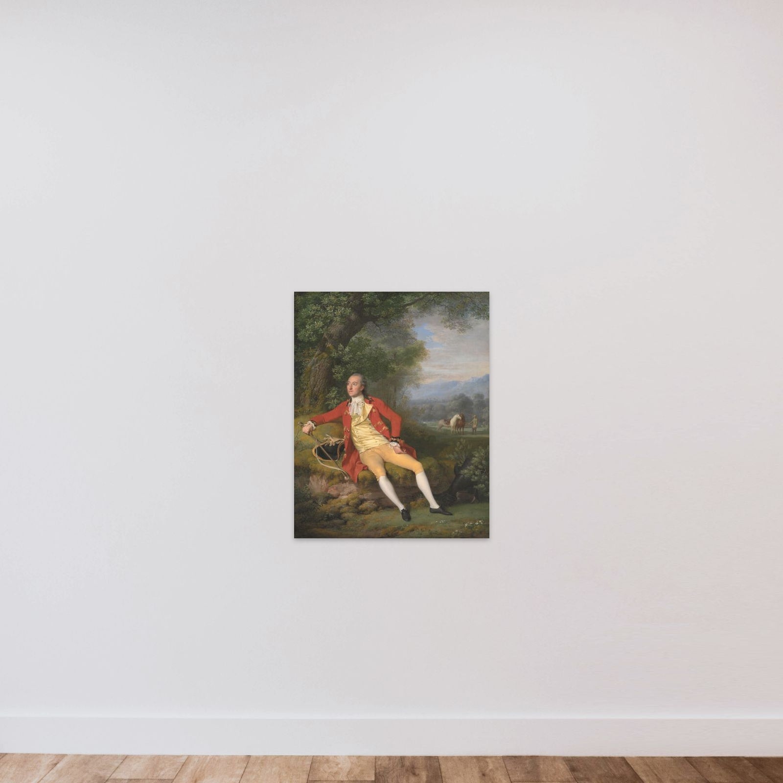 Jean-Armand Tronchin, udsending ved det franske og engelske hof. Schweiz unframed — shown to scale