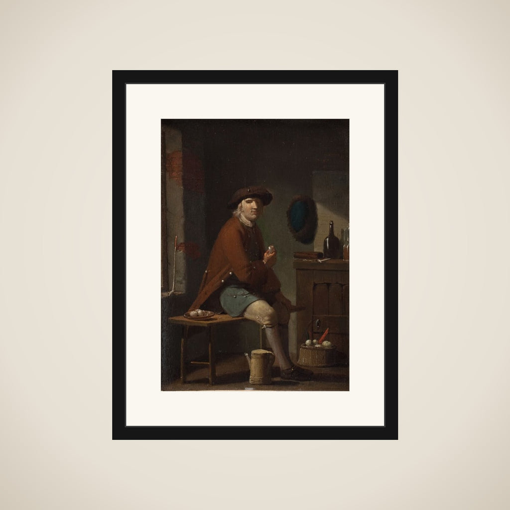 Piberygende mand framed